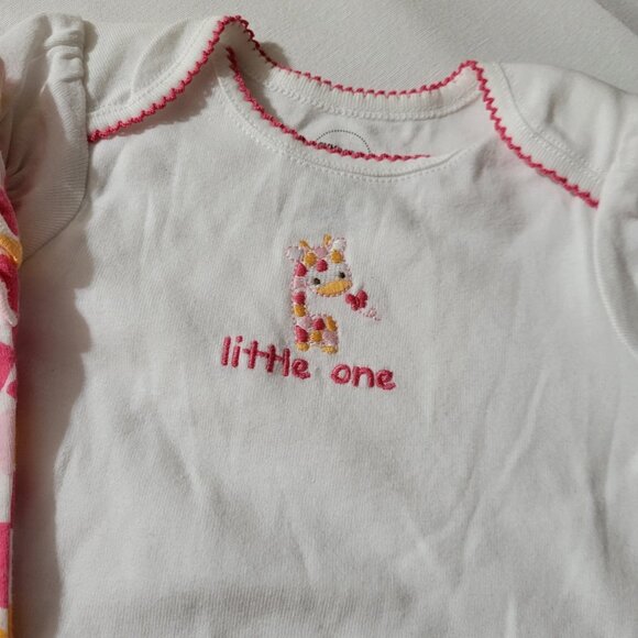 Gymboree Jolly Giraffe NWT 6-12 month Bodysuit, Outlet USED Pants Outfit - Picture 3 of 3